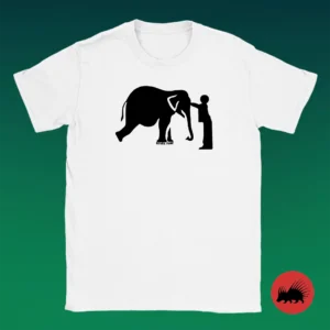 Camiseta de ELEFANTE con NIÑO Unisex