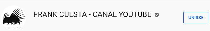 Frank Canal Youtube Official Unirse